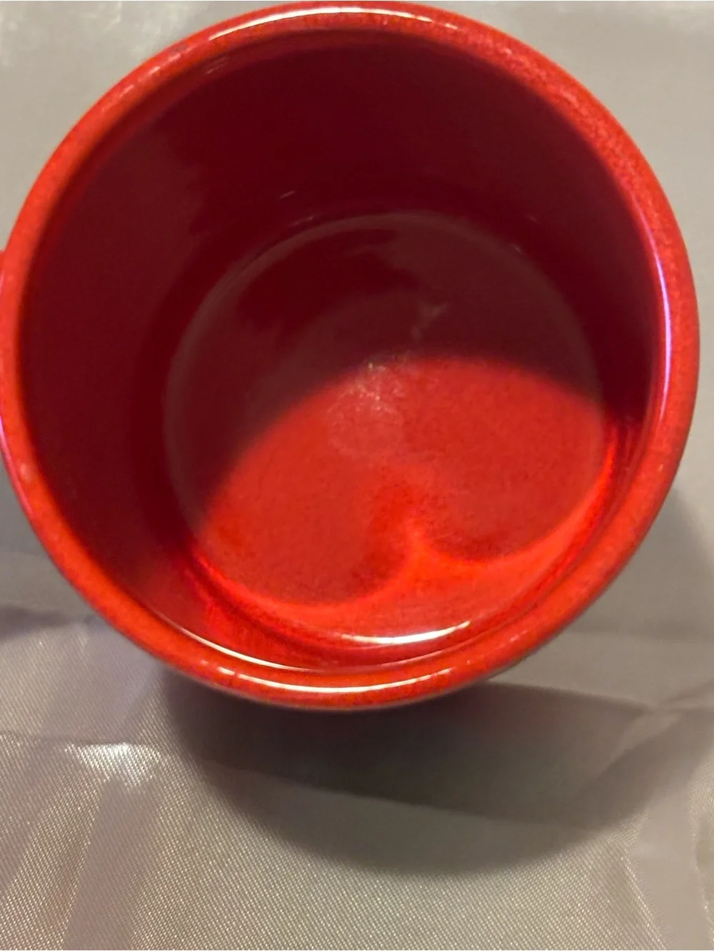 Vintage Waechtersbach Red Christmas Tree Mug.